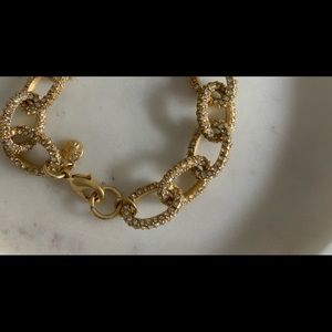 J. Crew Crystal Link Bracelet
